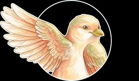 Bia, a passarinha guardiã das canções.